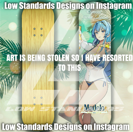 Summer Time Helm Skate Deck