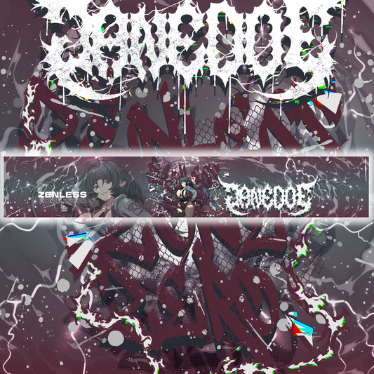 ZZZ Jane Doe <3 Windshield Banner