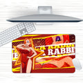 Anime Waifu Jessica Rabbit Mousepad