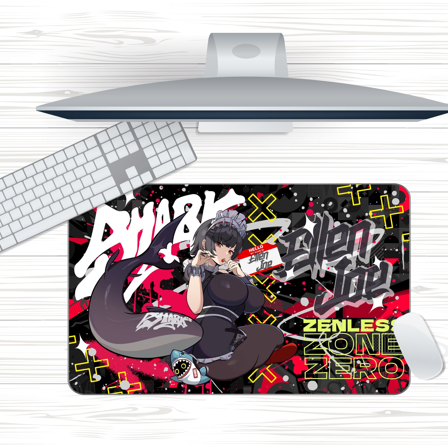 Anime Waifu Ellen Joe Mousepad
