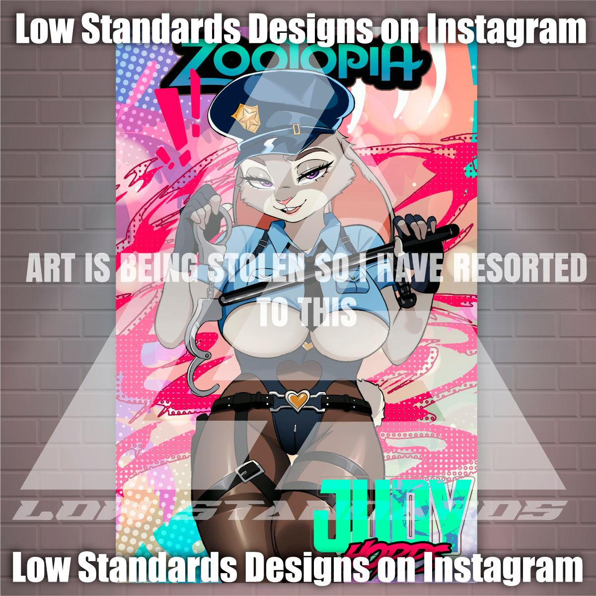 Seductive Officer Judy Hopps <3 Poster / Wall Banner