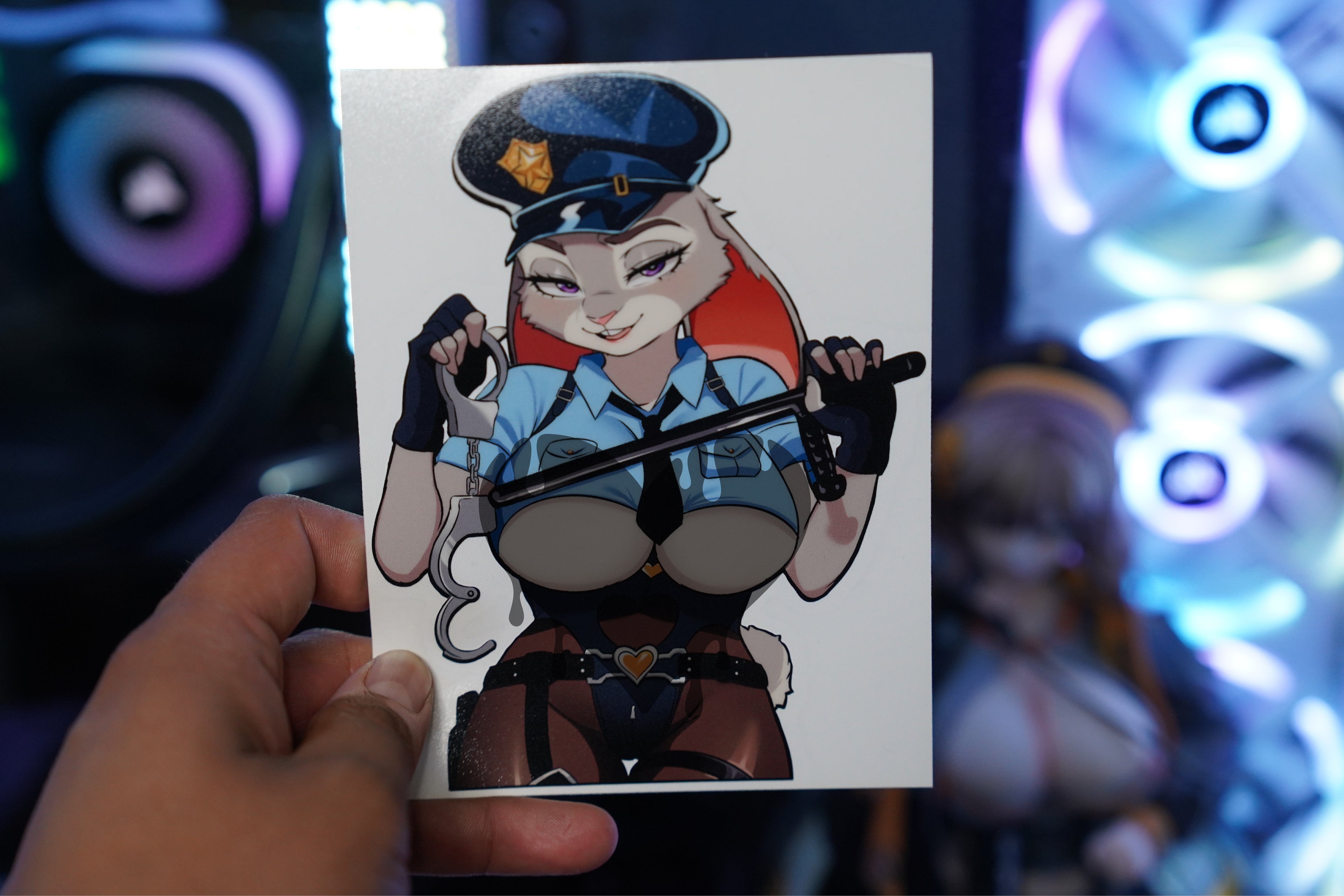 Anime Waifu Judy Hopps Decal  #47