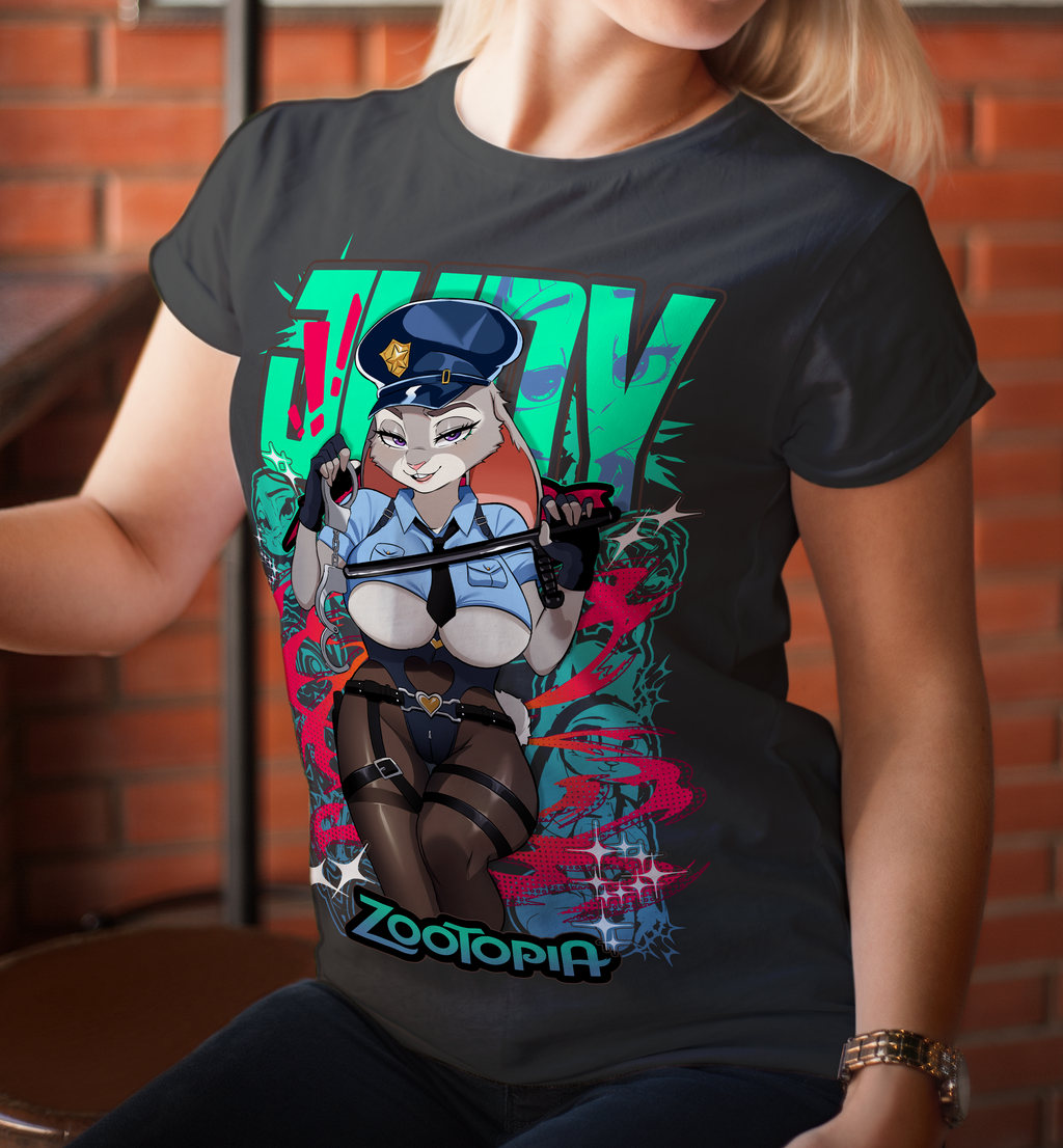 Screen Printed Apparel Judy Hopps