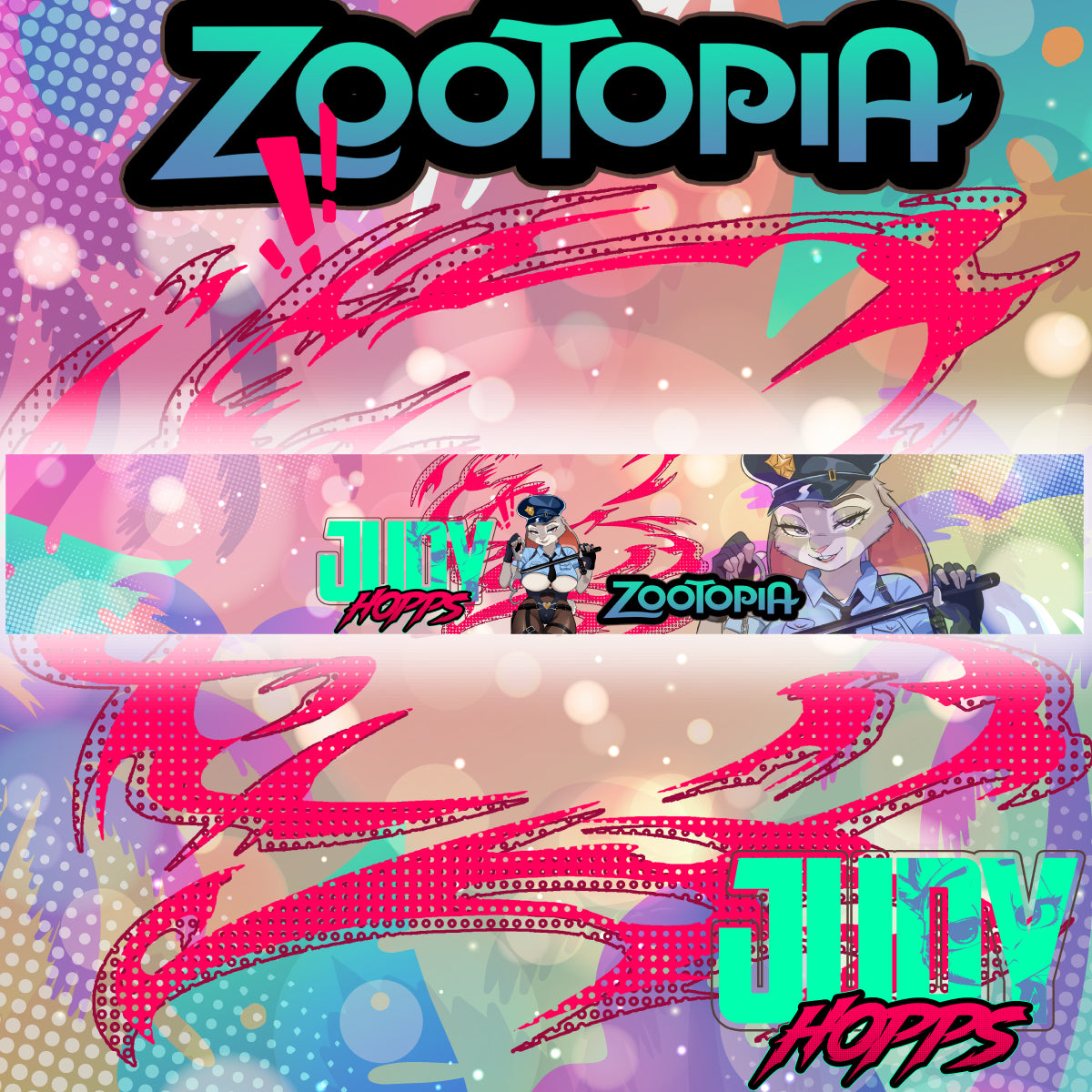 Vehicle Windshield Banner Judy Hopps