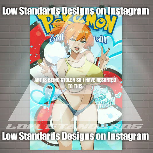 Pokemon Seductive Misty Poster / Wall Banner