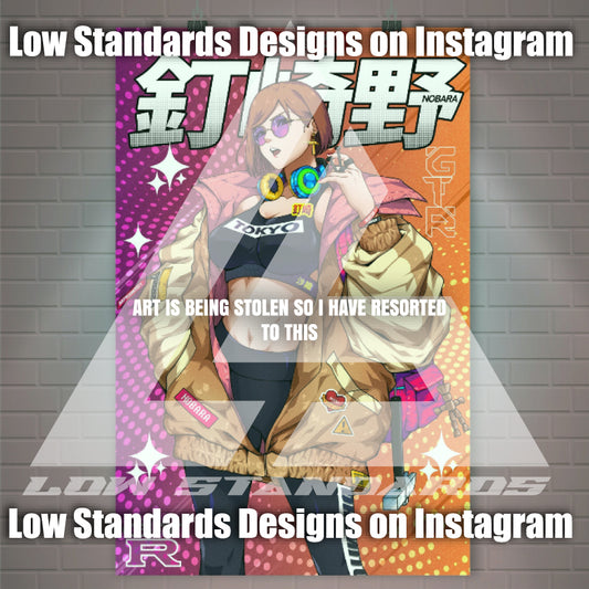 Jujutsu Kaisen Street Babe Nobara Poster / Wall Banner