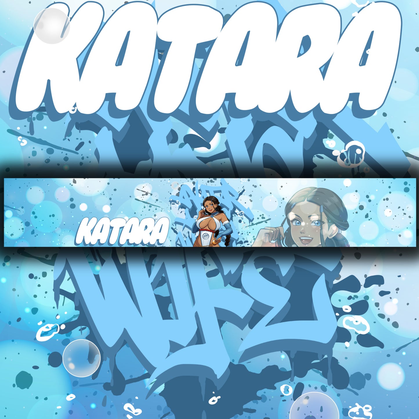 Seductive Katara <3 Windshield Banner