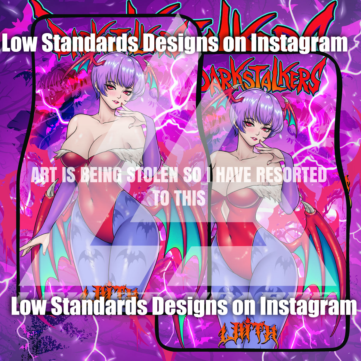 Lilith Aensland <3 Car Mats