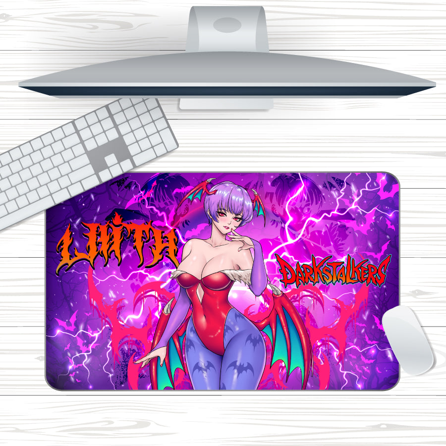 Anime Waifu Lilith Aensland Mousepad