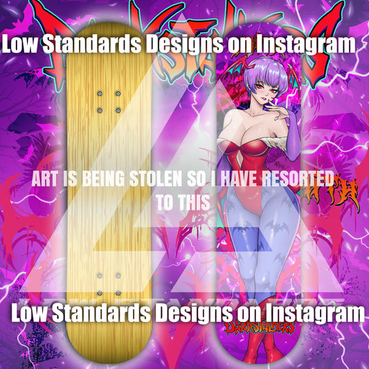 Lilith Aensland <3 Skate Deck