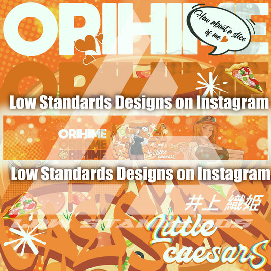 Little Caesars Delivery Girl Orihime Inoue Windshield Banner