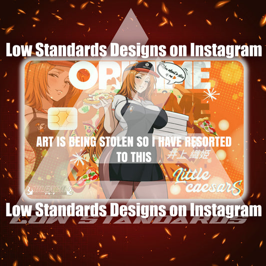 Little Caesars Orihime Credit Card Skin