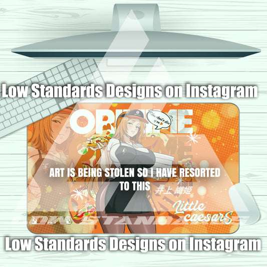 Little Caesars Delivery Girl Orihime Inoue Mousepad
