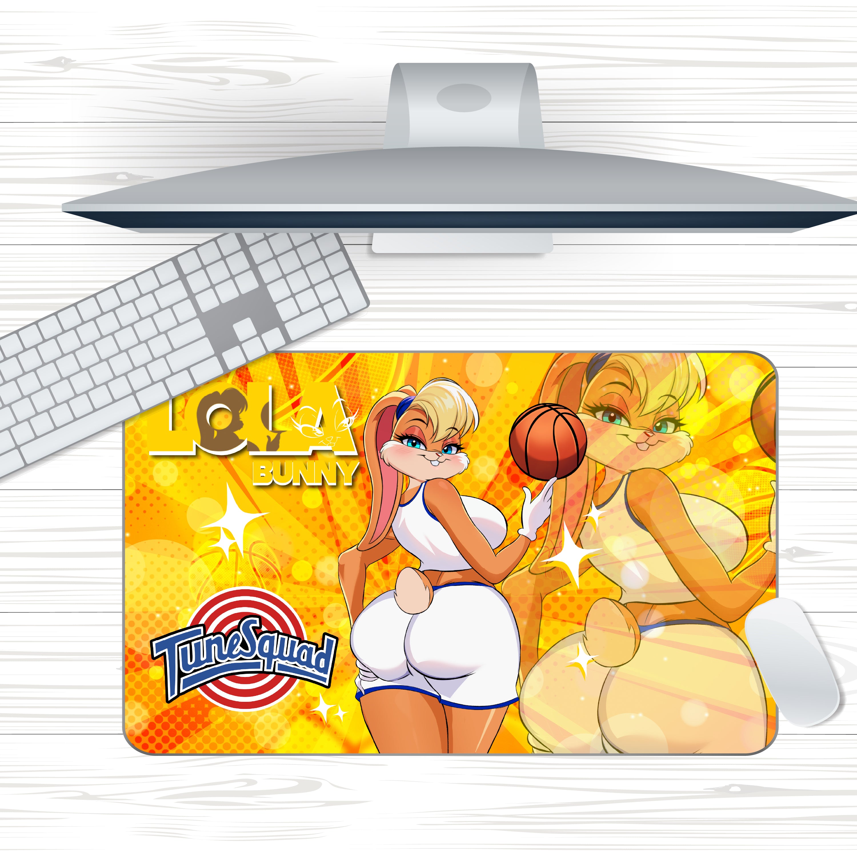 Anime Waifu Lola Bunny Mousepad