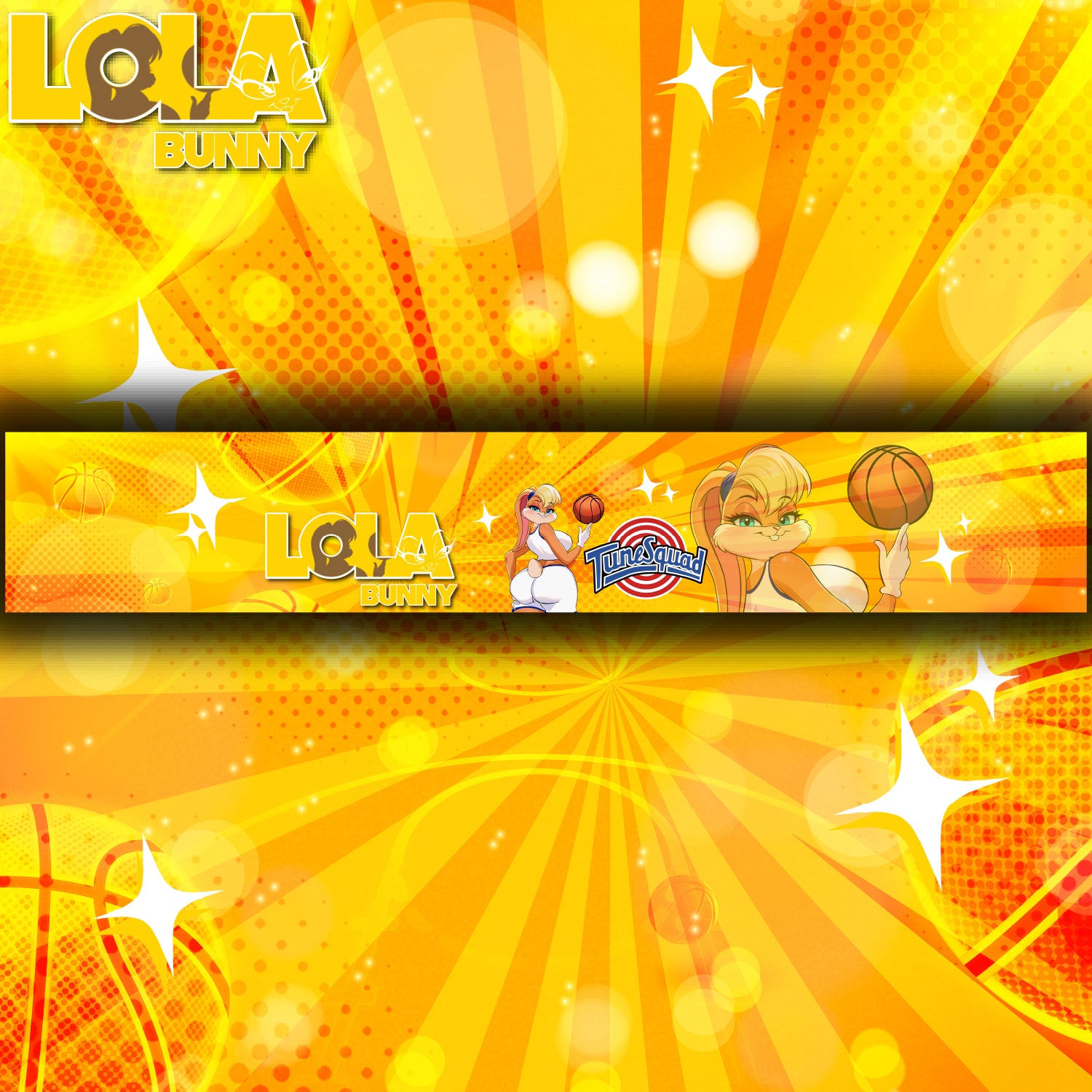 Vehicle Windshield Banner Lola Bunny