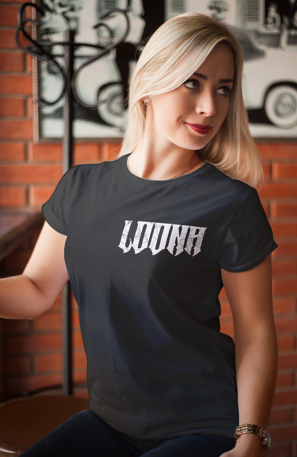 Screen Printed Apparel Loona Wolf