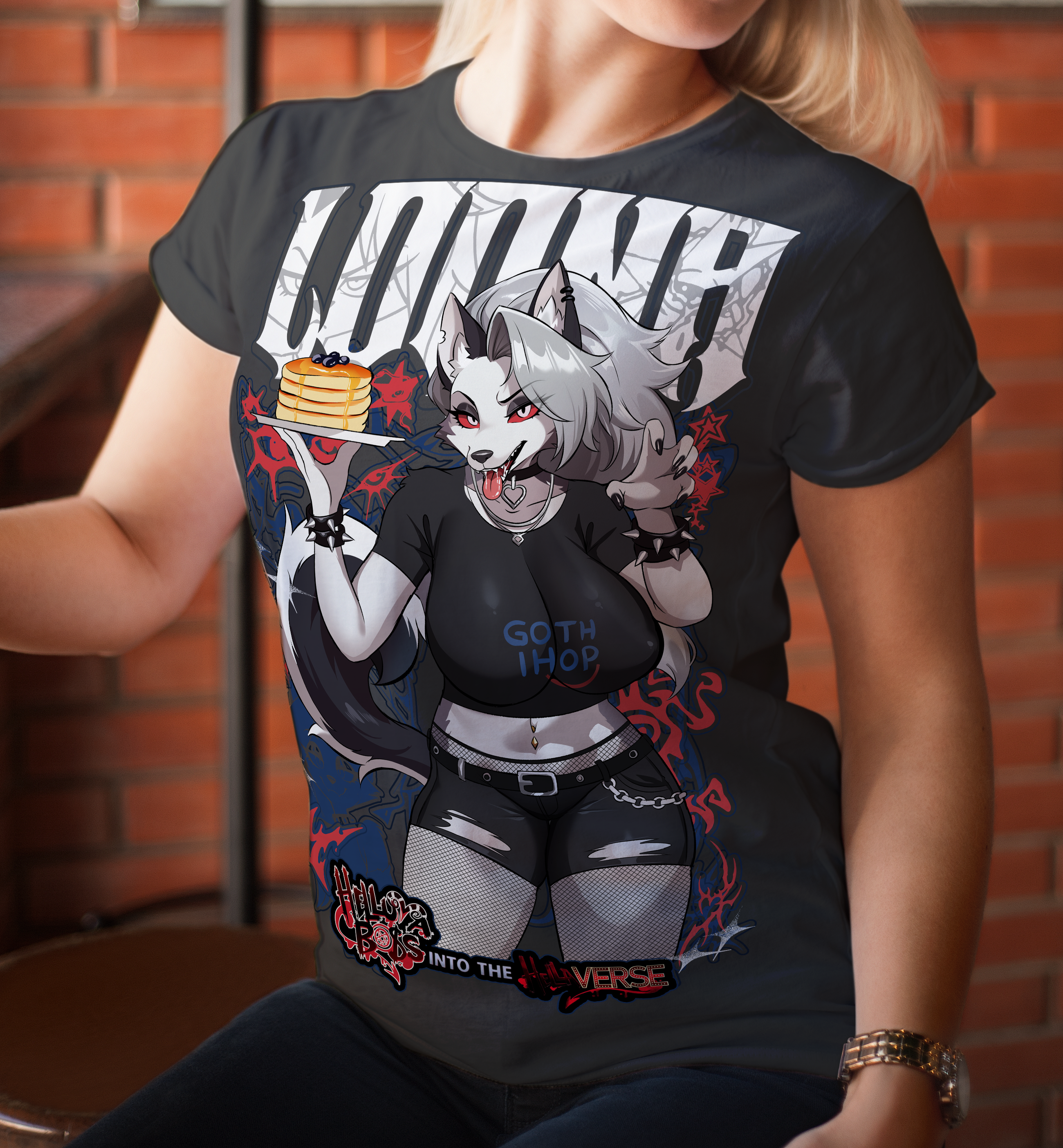 Screen Printed Apparel Loona Wolf