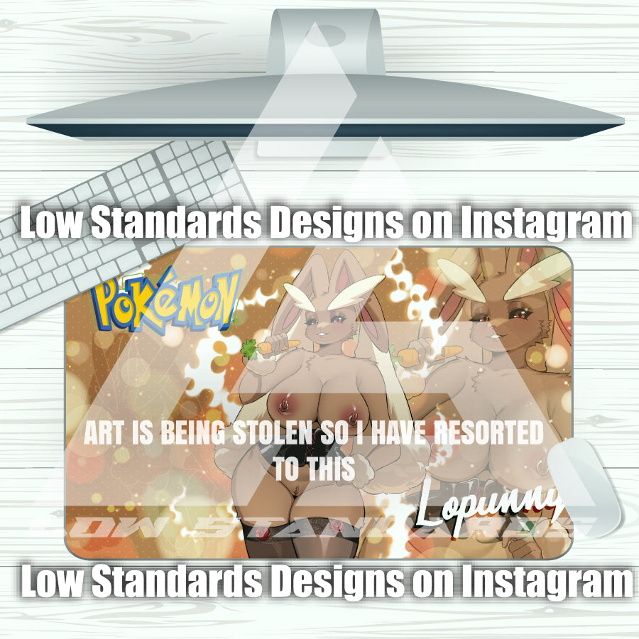 Seductive Lopunny<3 Mousepad