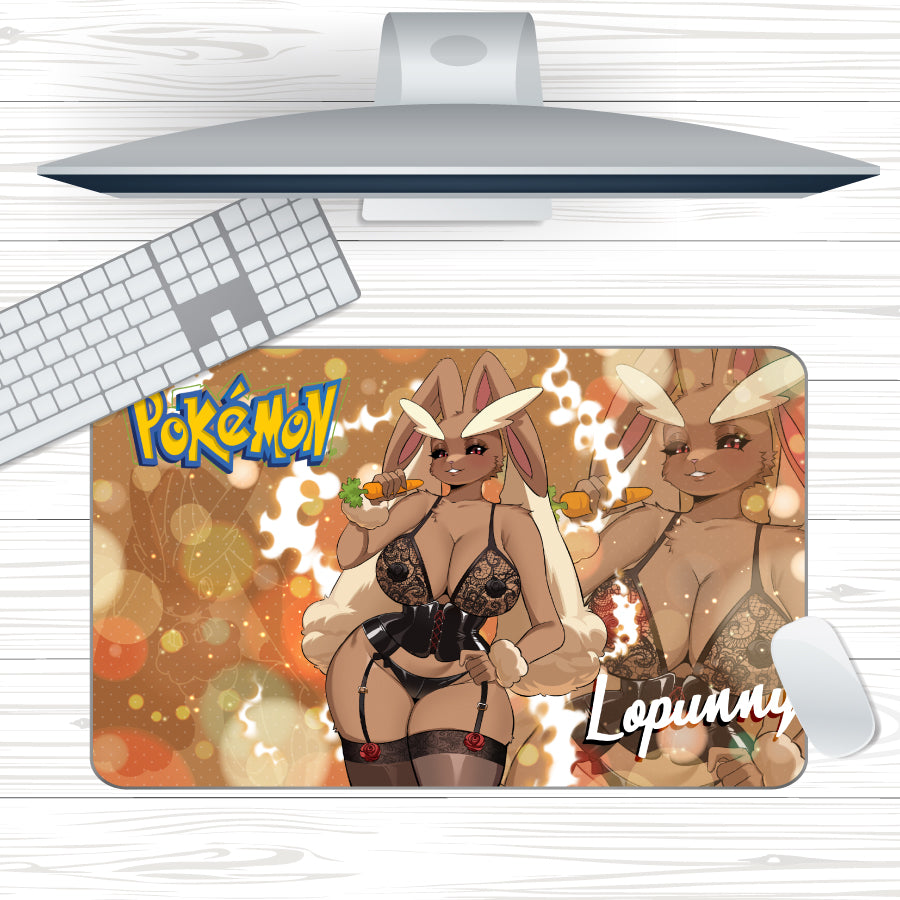 Anime Waifu Lopunny Mousepad