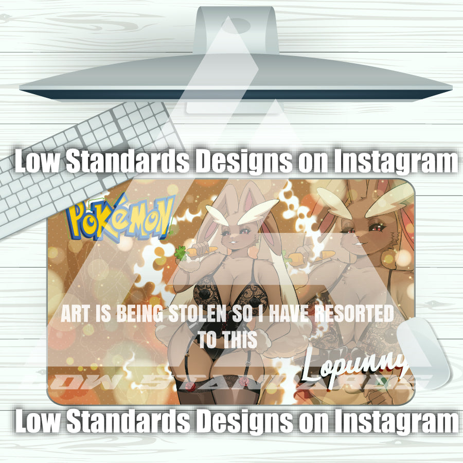 Seductive Lopunny<3 Mousepad