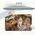 Anime Waifu Nikke Noir and Blanc Mousepad