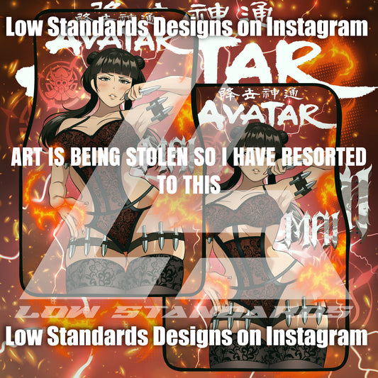Seductive Fire Nation Mai <3 Car Mats