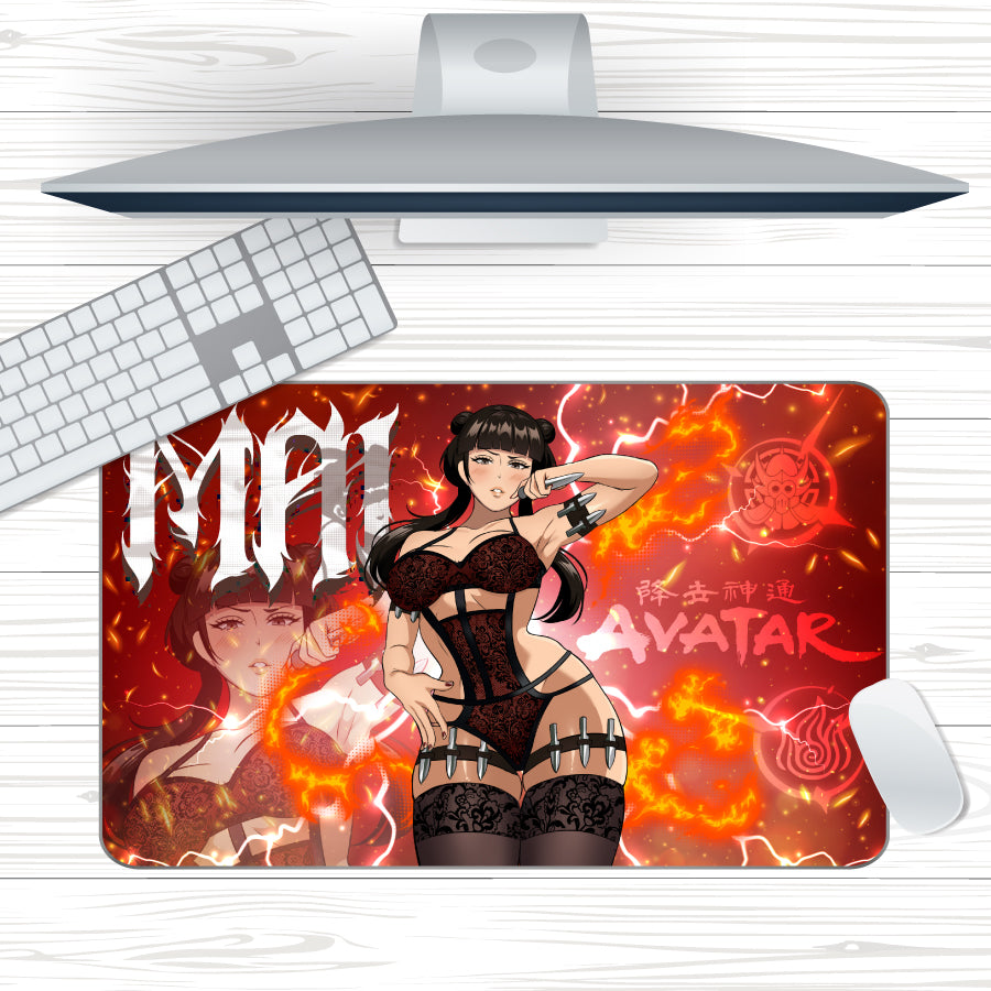 Anime Waifu Fire Nation Mai Mousepad