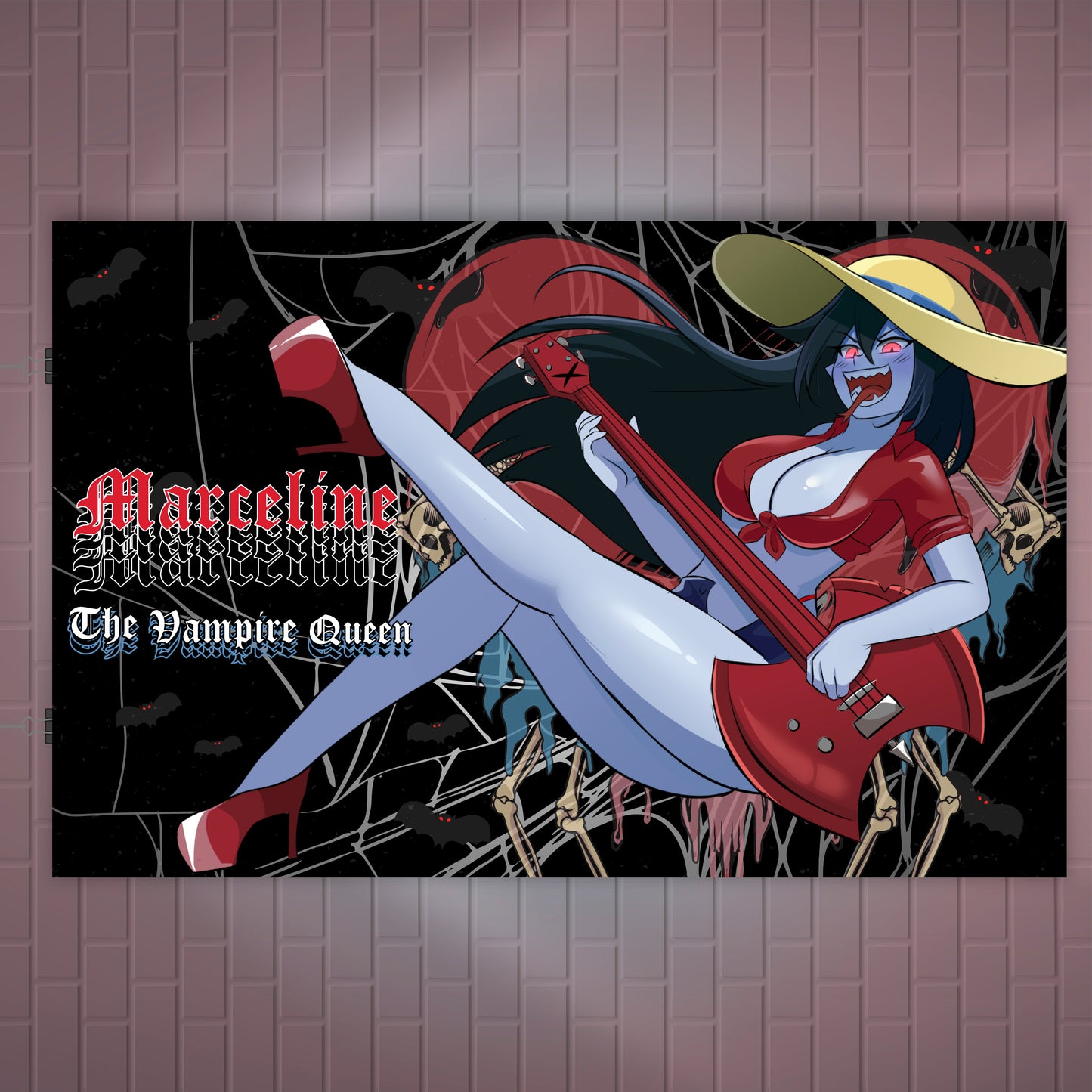 Marceline the Vampire Queen  Poster / Wall Banner