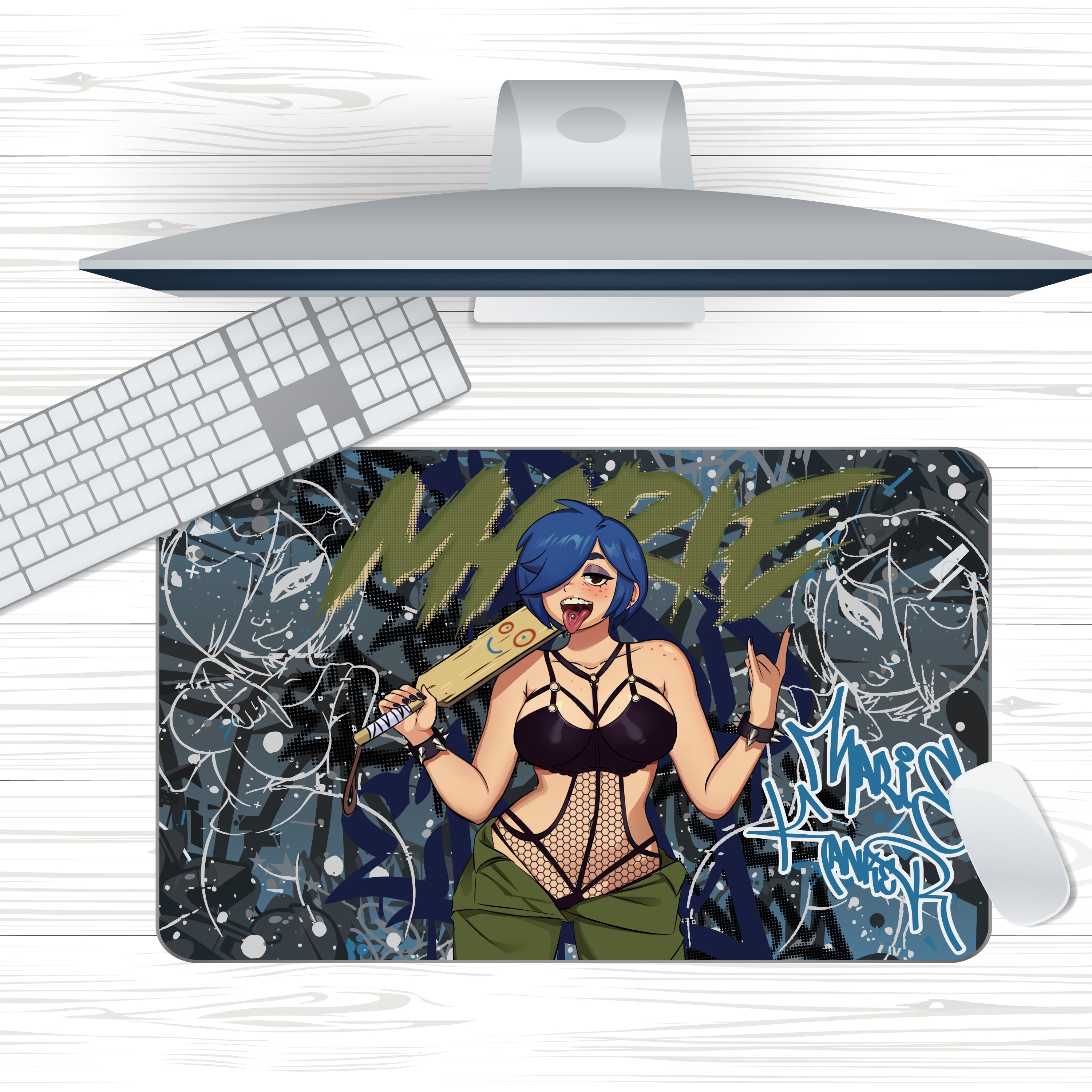 Anime Waifu Marie Kanker Mousepad