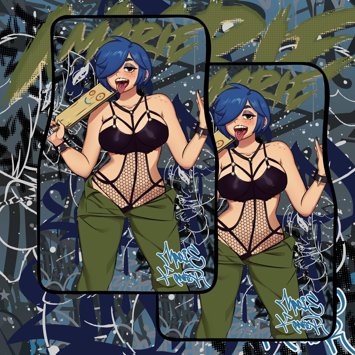 Anime Waifu Car Mats Marie Kanker