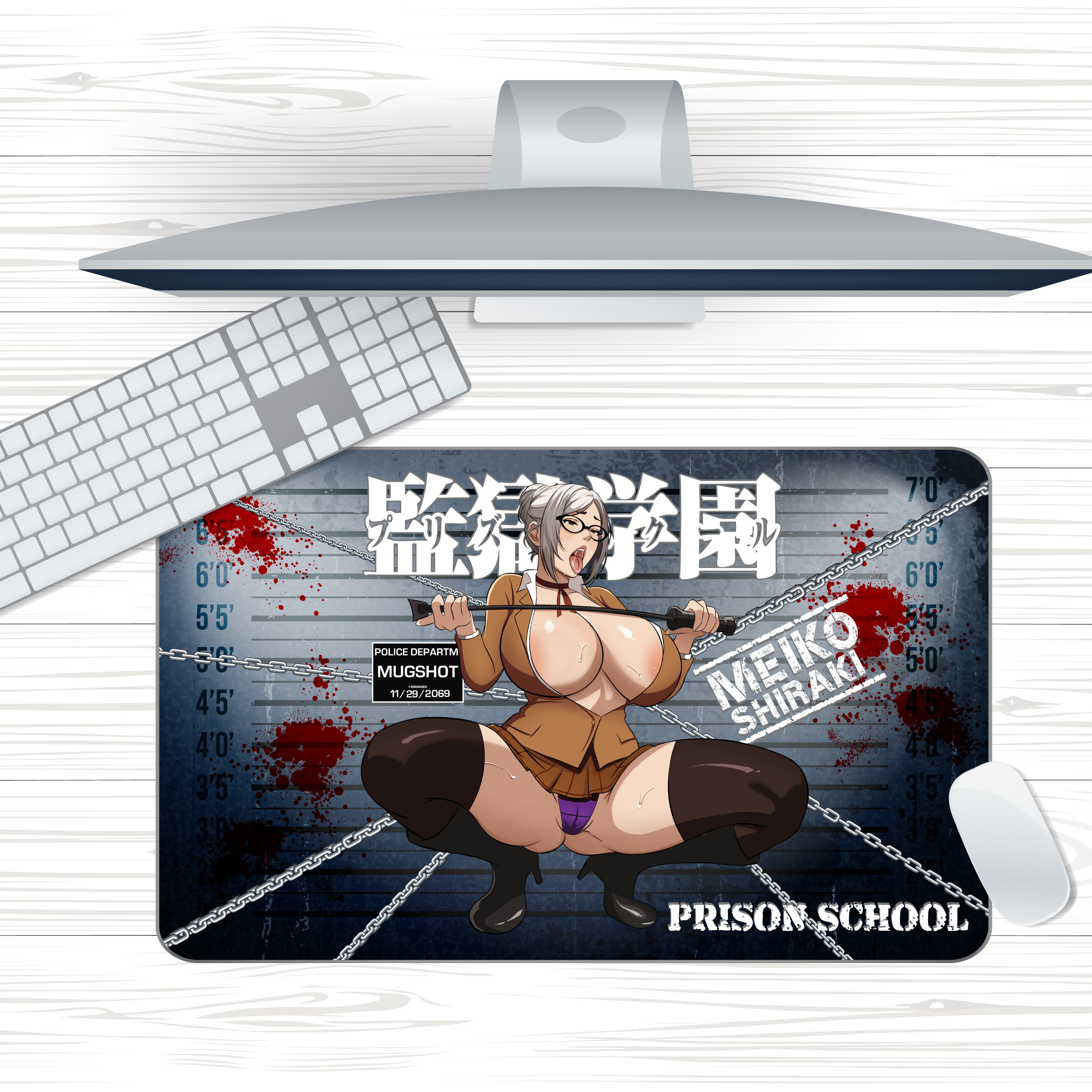 Anime Waifu Meiko Shiraki Mousepad