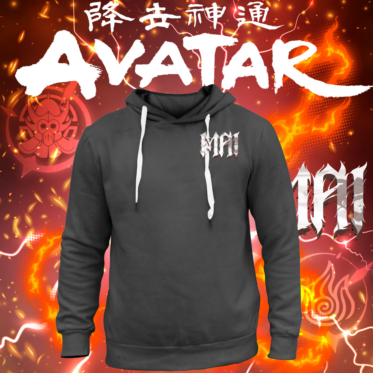Screen Printed Apparel Fire Nation Mai