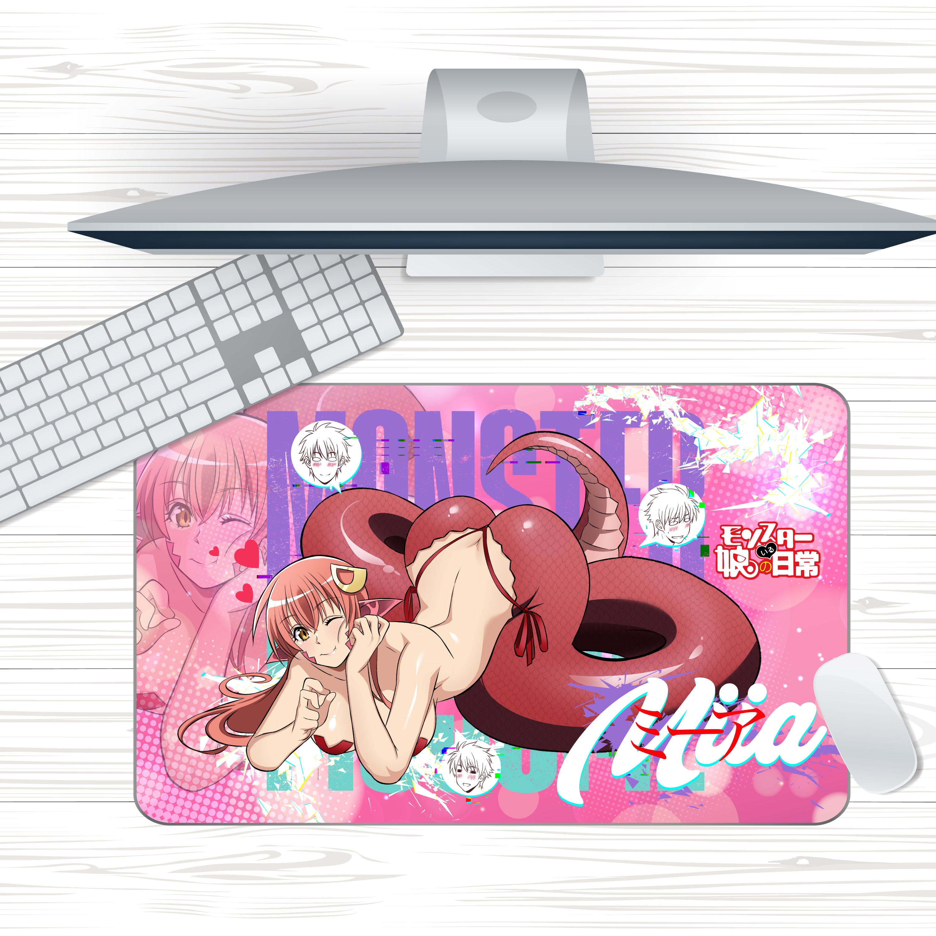 Anime Waifu Miia Mousepad
