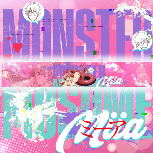 Monster Musume Seductive Miia <3 Windshield Banner