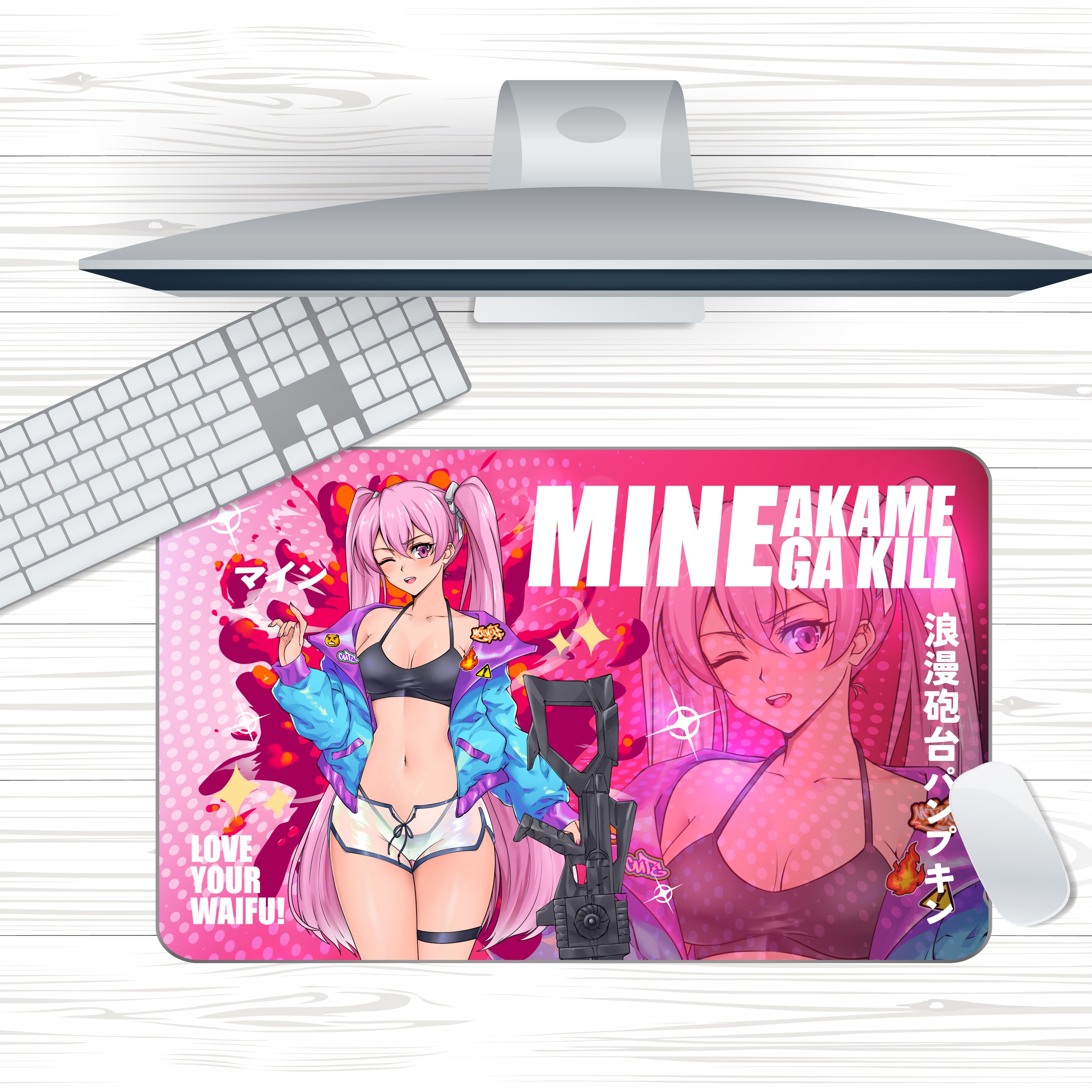 Anime Waifu Mine Mousepad