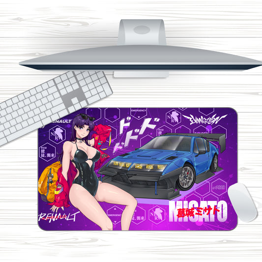 Misato Katsuragi Renault Edition Mousepad