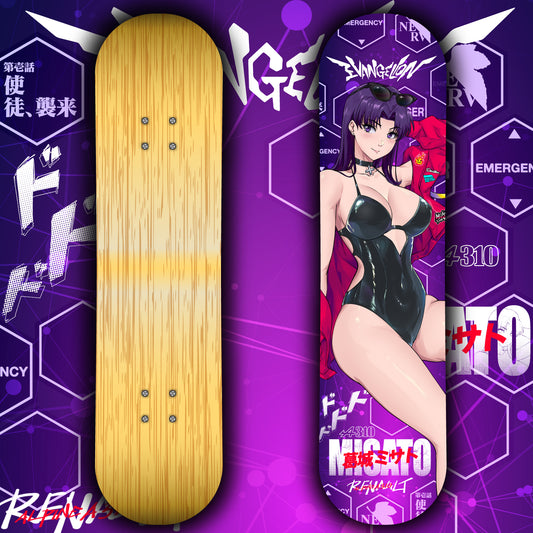 Misato Katsuragi Renault Edition Skate Deck