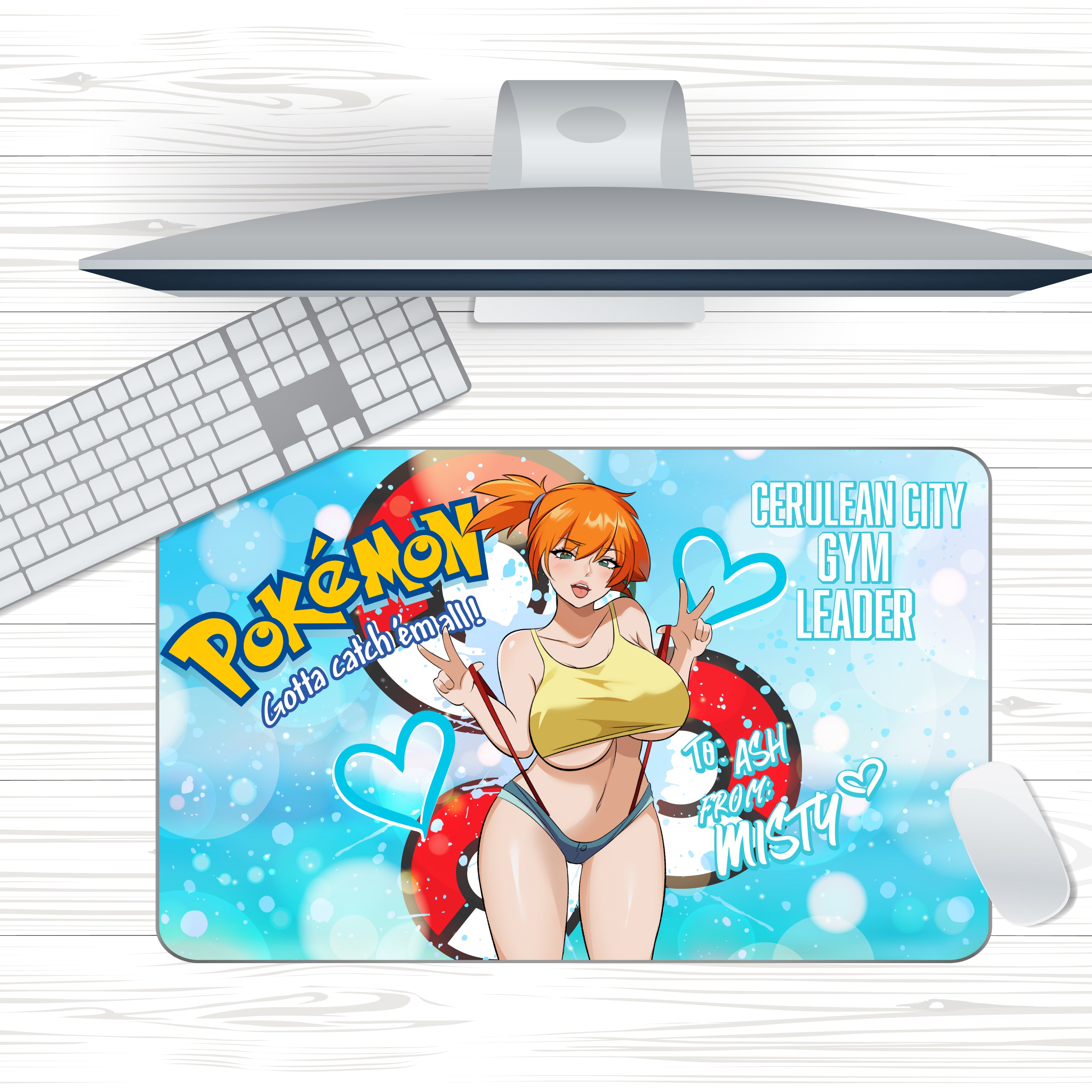 Anime Waifu Misty Mousepad
