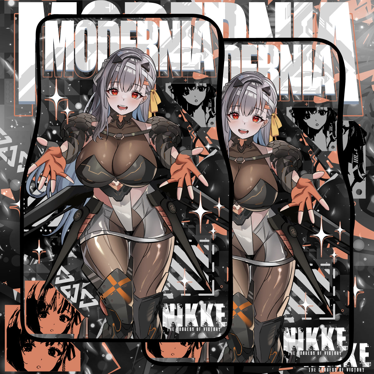 Anime Waifu Car Mats Nikke Modernia