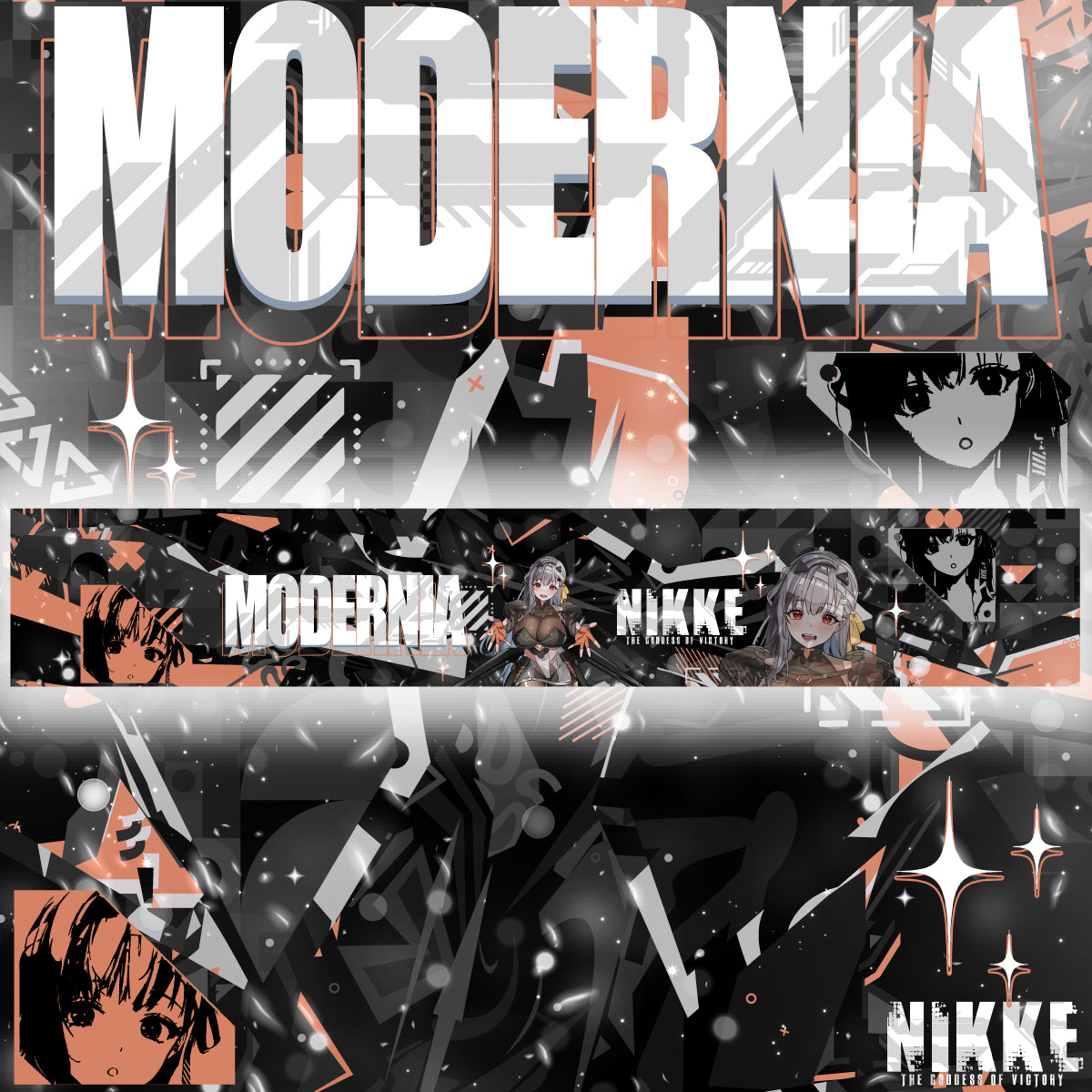 Vehicle Windshield Banner Nikke Modernia