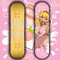 Anime Waifu Skate Deck Cow Princess Peach