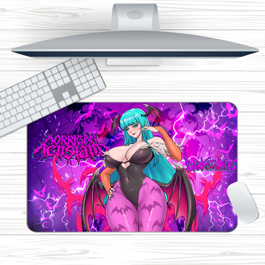 Anime Waifu Morrigan Aensland V2 Mousepad