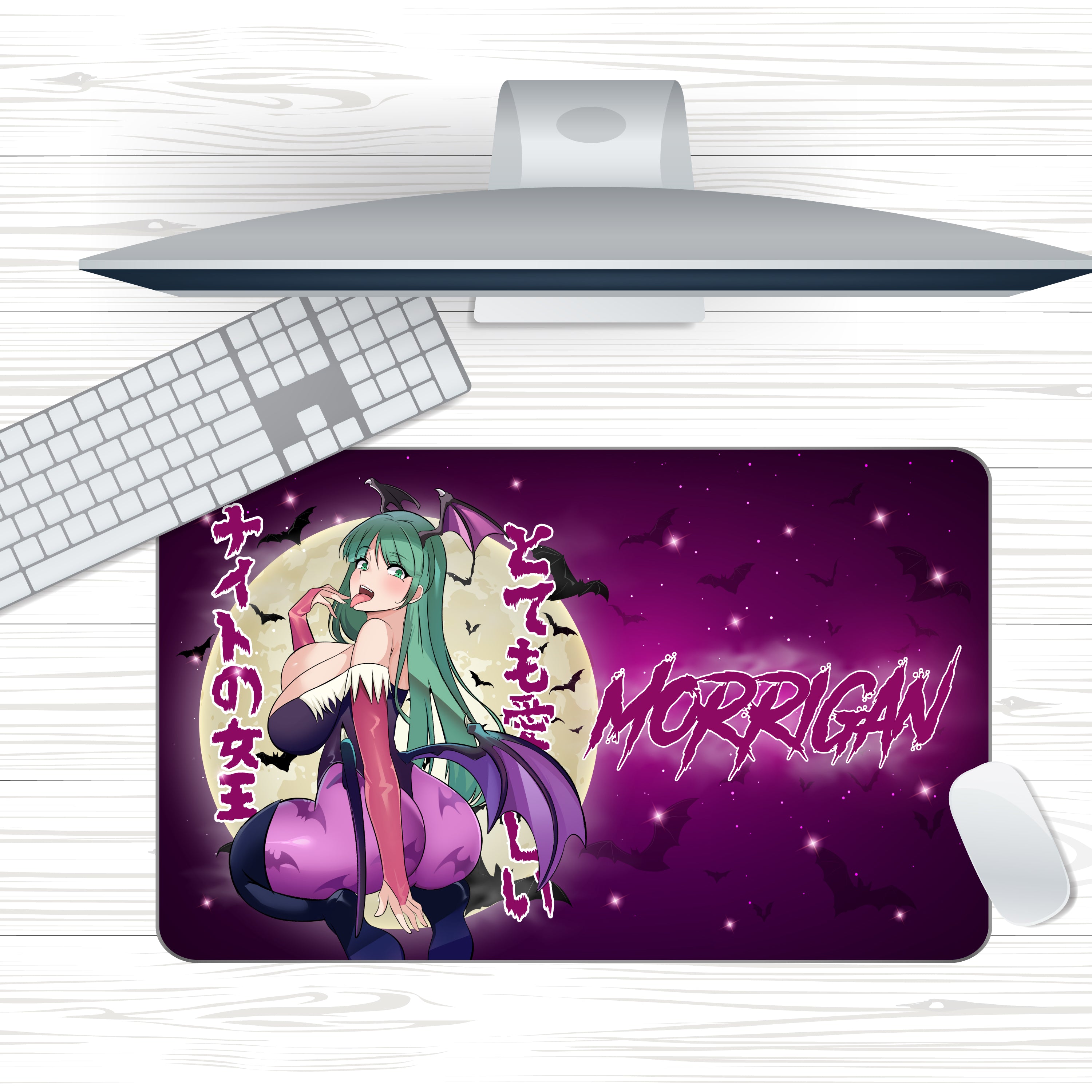Anime Waifu Morrigan Aensland V1 Mousepad