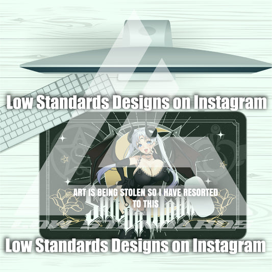 Seductive Succubus Moon<3 Mousepad