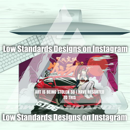 Yoko Littner and Toyota GT86 Mousepad