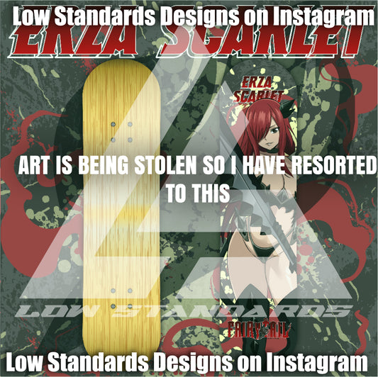 Purgatory Erza Scarlet Skate Deck