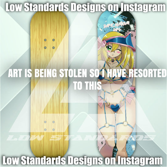 Seductive Dark Magician Girl Skate Deck