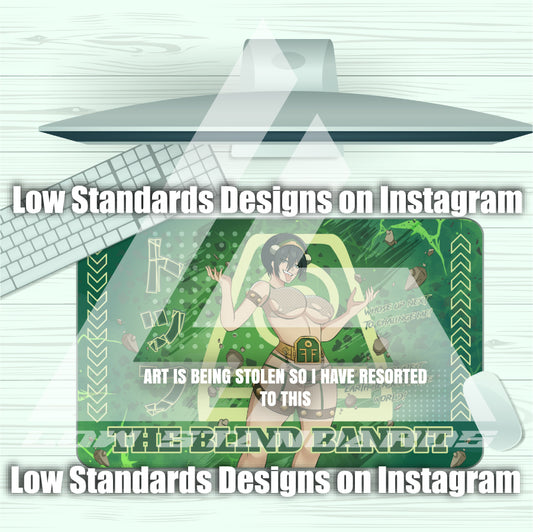 Toph The Blind Bandit  Mousepad
