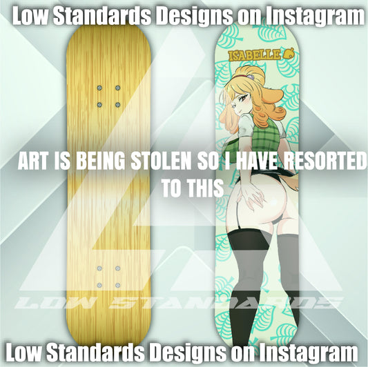 Isabelle Animal Crossing Skate Deck
