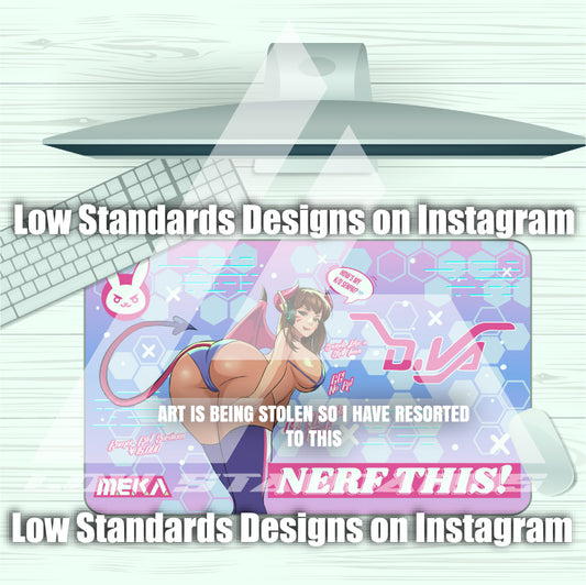 Nerf This! Succubus DVA Mousepad